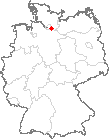 Karte Wentorf bei Hamburg